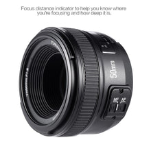 Load image into Gallery viewer, YONGNUO YN50mm F1.8 Large Aperture Auto Focus Lens For Nikon D800 D300 D700 D3200 D3300 D5100 D5200 D5300 DSLR Camera Lens