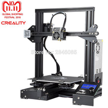 Load image into Gallery viewer, cheap 3d printer Creality Ender3/Ender-3X Upgraded Tempered Glass Optional,V-slot Resume Power Failure Printing DIY KIT Hotbed
