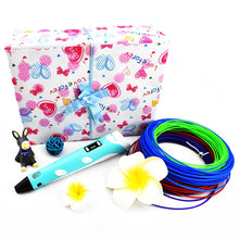 Load image into Gallery viewer, dewang 3d pen +20 Colour *10m ABS filament(200m),3 d pen 3d model,3d drawing pen printing pen,Best Gift for Kids creative,pen-3d
