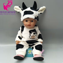 Load image into Gallery viewer, Doll Clothes for 43cm Baby Doll Coat Unicorn Hoodie 17&quot; or 18&quot; Baby Doll Dress