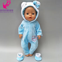 Load image into Gallery viewer, Doll Clothes for 43cm Baby Doll Coat Unicorn Hoodie 17&quot; or 18&quot; Baby Doll Dress