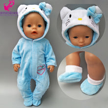 Load image into Gallery viewer, Doll Clothes for 43cm Baby Doll Coat Unicorn Hoodie 17&quot; or 18&quot; Baby Doll Dress
