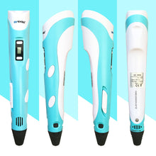 Load image into Gallery viewer, myriwell 3d pen 3d pens,LED display,ABS/PLA Filament,3 d pen Add special brackets to protect hands, 3d printed pen Gift for Kids